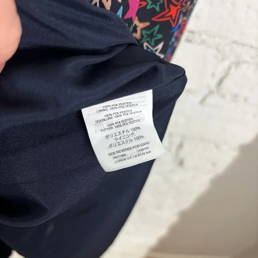 J. Crew black rainbow